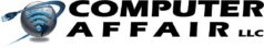 computer affair logo for IT solutions